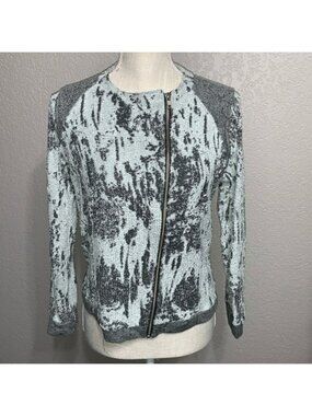 Chaser Burnout Moto Sweater Jacket S